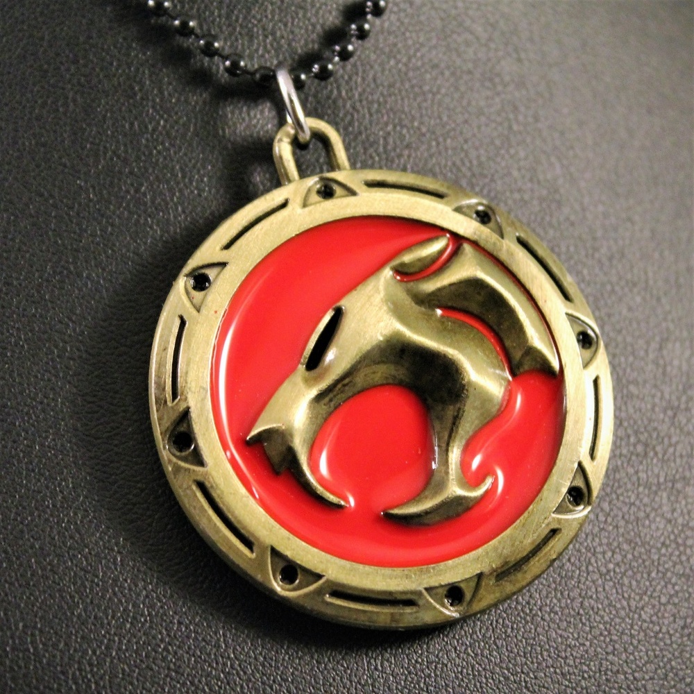 Alloy 3D ThunderCats Logo Pendant Necklace